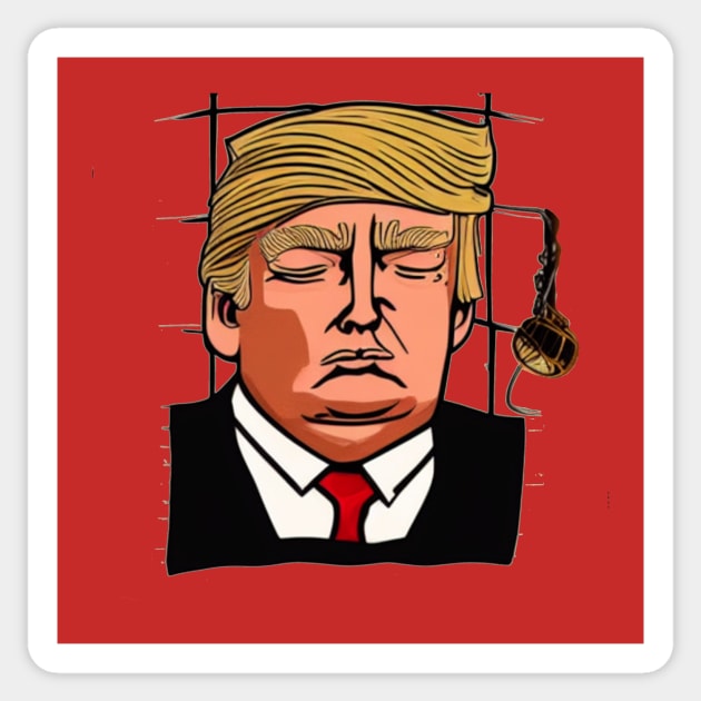 Trump #1 Sticker by Trump Shirts